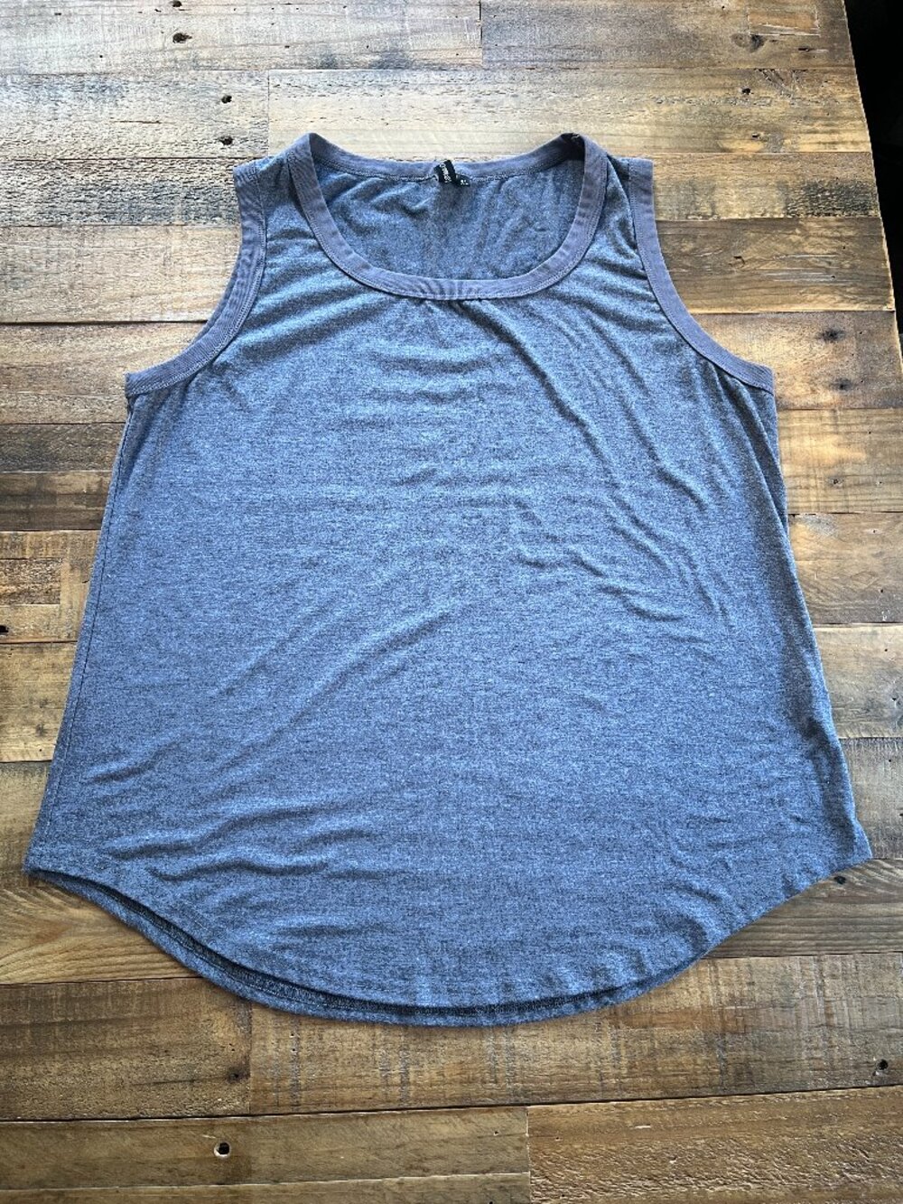 Automet Heather Gray Ringer Tank Top XL